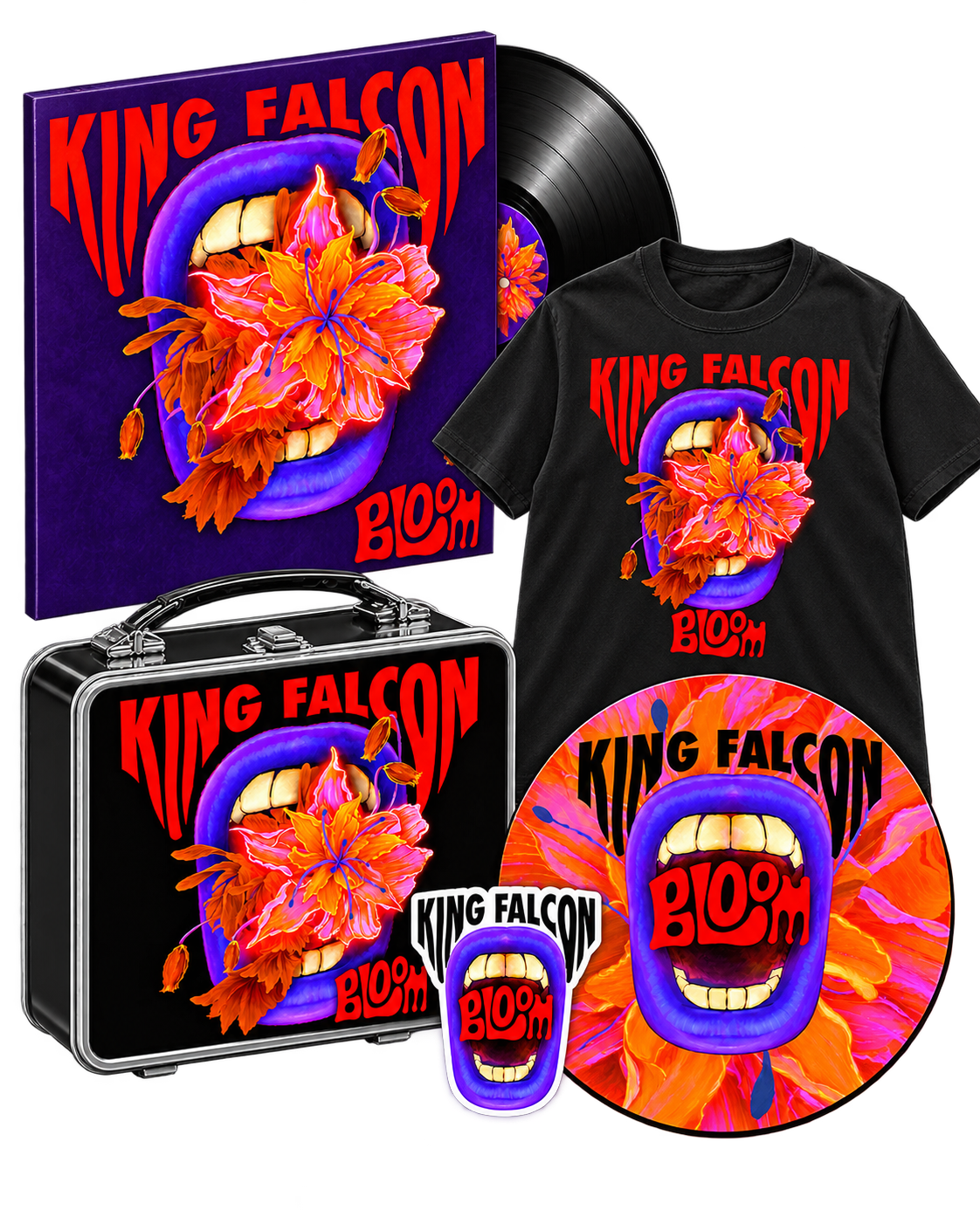 King Falcon BLOOM Deluxe Merch Bundle Pre-Order